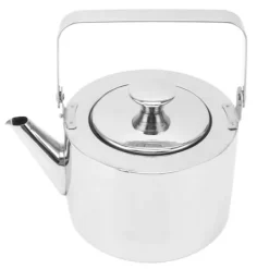 Te-kedel med si, fløjtende tekande i rustfrit stål, ergonomisk håndtag, 1,3L