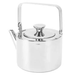Te-kedel med si, fløjtende tekande i rustfrit stål, ergonomisk håndtag, 1,3L