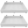 Telescopisk Skuffe, Moderne Design, Justerbar Længde 12,6-20,4 tommer,2Pcs Hvid Online