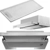 Teleskopisk emhætte Berdsen BE-60-LW 60 cm INOX Hot