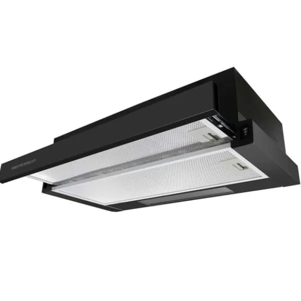Viking Choice Emhætter>Teleskopisk emhætte sort - 50x16 cm - Udbar