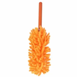 Rengøringsudstyr>Teleskopisk Støvkost Aftagelig Vaskbar 72cm Chenille Støvfjerningsværktøj til Rengøring i Hjemmet Orange