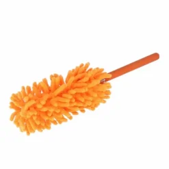 Rengøringsudstyr>Teleskopisk Støvkost Aftagelig Vaskbar 72cm Chenille Støvfjerningsværktøj til Rengøring i Hjemmet Orange