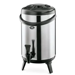 Termisk Drikkebeholder med hane, Isoleret Termobeholder - 10L, Drikkevareautomat, Drikkevarebeholder, Catering Termodispenser, Termokande med hane