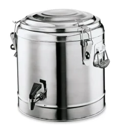 Beholdere Til Mad & Drikkevarer>Termisk Drikkebeholder med hane, Isoleret Termobeholder - 20L, Drikkevareautomat, Drikkevarebeholder, Catering Termodispenser, Termokande med hane