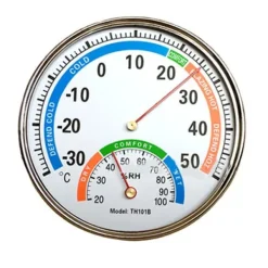 Termometer Hygrometer Visertype Fuldmetal Multifunktions Indendørstermometer til Babyværelse Hospital Apotek
