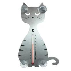 Termometer Lurig Katt Silver Outlet