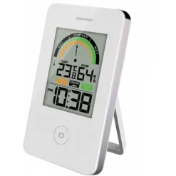 Termometerfabriken Indendørs Termometer med Hygrometer & Ur Discount