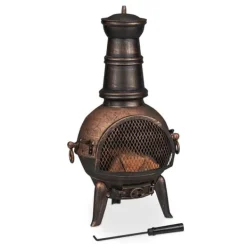 Terrasseovn, 86x46x38 cm, Bronze Outlet