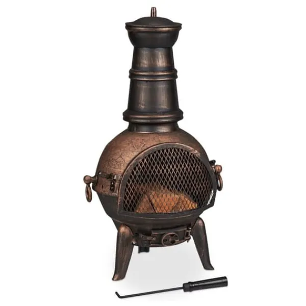 Terrasseovn, 86x46x38 cm, Bronze Outlet
