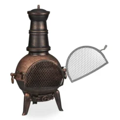 Terrasseovn, 86x46x38 cm, Bronze Outlet