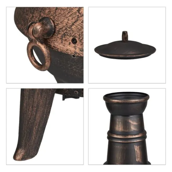 Terrasseovn, 86x46x38 cm, Bronze Outlet