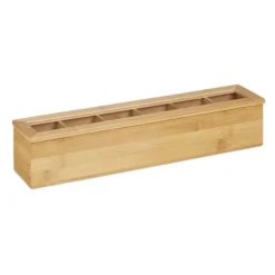 Teæske, Bambus, 9x44x9 cm, Natur Clearance