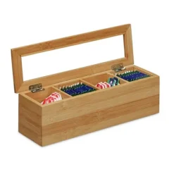 Opbevaringsdåser>Teæske, 30x9x9 cm, Brun, Kodustaar