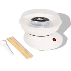 The Living Store candyfloss-maskine 480 W hvid - Candyflossmaskiner Clearance