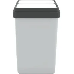The Living Store dobbelt affaldsspand 2x25 l hvid - Affaldsspande & papirkurve