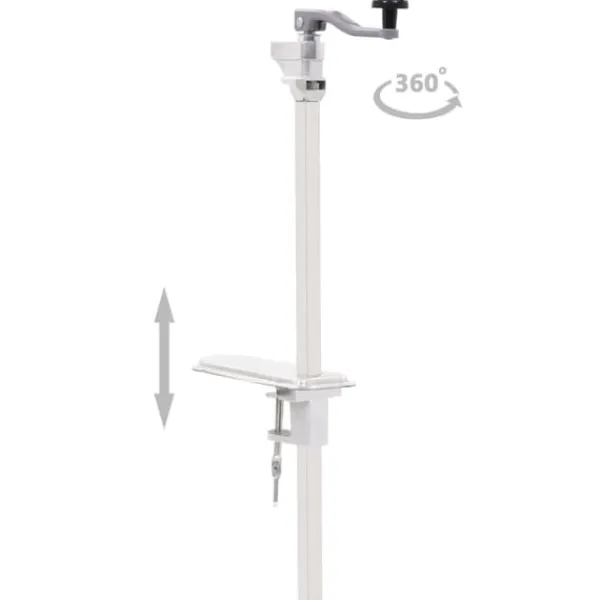 Dåseåbnere>The Living Store dåseåbner 70 cm aluminium og rustfrit stål sølvfarvet - Dåseåbnere