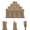 Opbevaringsposer Til Hjemmet>The Living Store jutesække 10 stk. 65x135 cm 100 % jute 220 g/m2 - Kufferter & tasker