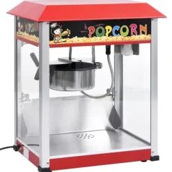 The Living Store popcornmaskine med teflongryde 1400 W - Popcornmaskiner New