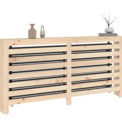 The Living Store radiatorskjuler 169x19x84 cm massivt fyrretræ - Radiatorer – tilbehør Hot