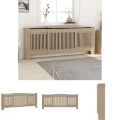 Radiatorer>The Living Store radiatorskjuler 205 cm MDF - Radiatorer – tilbehør