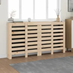 Radiatorer>The Living Store radiatorskjuler 210x21x85 cm massivt fyrretræ - Radiatorer – tilbehør