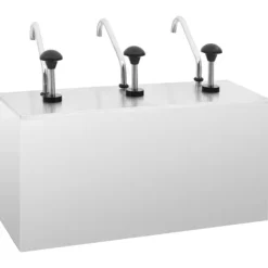 The Living Store saucedispenser 3 x 3,5 l rustfrit stål - Krydderibeholdere New