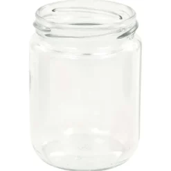 The Living Store syltetøjsglas 96 stk. med hvide og røde låg 230 ml - Honningkrukker Best