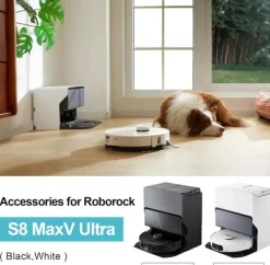 Støvsugertilbehør>Tilbehør til Roborock S8 MaxV Ultra - Børster, filtre, moppepuder