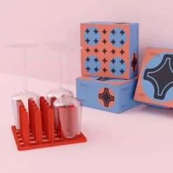 Tipple Glass stand Red - Tipple Sale