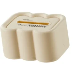 Tissue Box Cover Sky Form Multifunktionel Plast Dekorativ Tissue Box Holder til stue Spisebord Hvid bund Discount