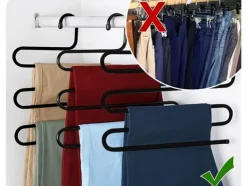 Tøjstativ / Buksebøjle / Bøjle - Plads til 5 par bukser Sale