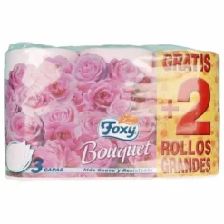 Toiletpapir>Toiletpapir Foxy Bouquet 3 lag 6 Dele