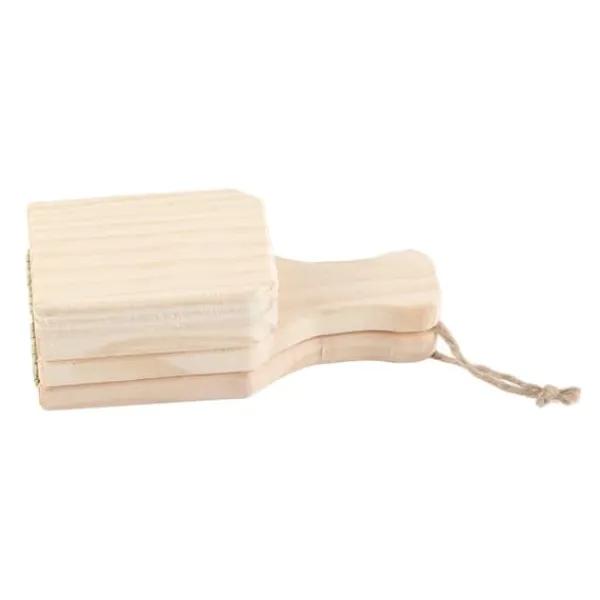 Pressere>Tostonera Plantain Masher Pine Plantain Press Smasher Genanvendelig Dyb Plantain Kurvemaskine med Hængende Snor