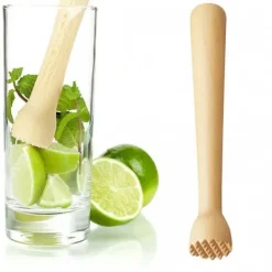 TRÆ BARTENDERS PUSHER MUDDLER TIL MOJITO DRIKKE BANKET New