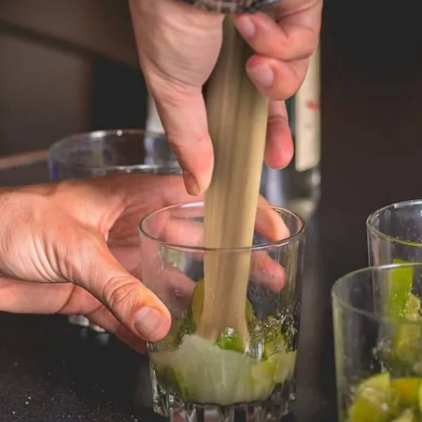 TRÆ BARTENDERS PUSHER MUDDLER TIL MOJITO DRIKKE BANKET New