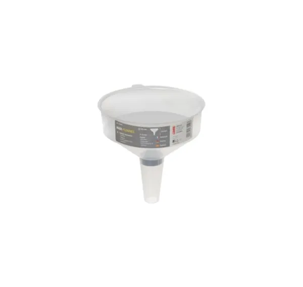 Tragte>Tragt plast, 185*210mm, 25mm, sigte