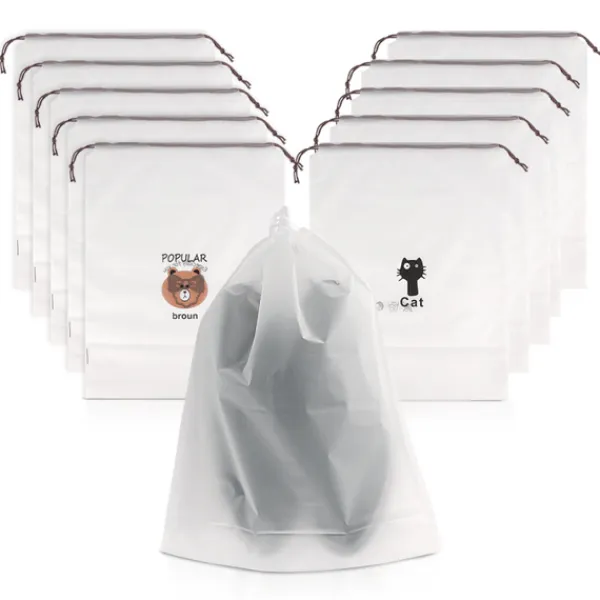 Transparente Opbevaringsposer i Non-Woven (10-pak) cat pattern Online
