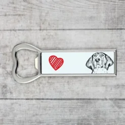Treeing Walker Coonhound - flaskeåbner med en hund, personlig køleskabsåbner, unik gave til en mand fra Art-Dog New