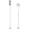 Cocktailshakers & Drinkudstyr>Tåreformet Barskedsæt (20,5 cm & 25,5 cm) - Cocktailrøreskeer i rustfrit stål