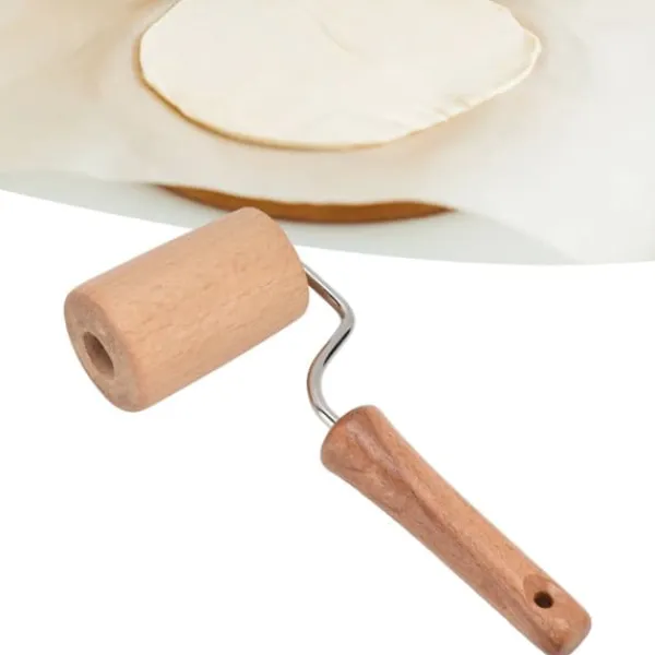 Träkavel liten hängbar arbetssparande handdegrulle för att baka pizzakaka Best