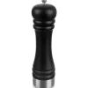 Trækværn til at male krydderier, peber, salt, sort 21,5 cm