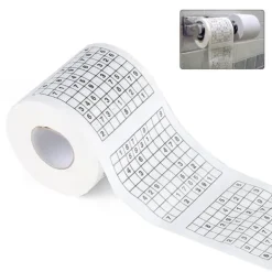 Toiletpapir>Træmassemateriale Nyhed Sjov Nummer Sudoku Trykt Badesjovt Toiletpapir