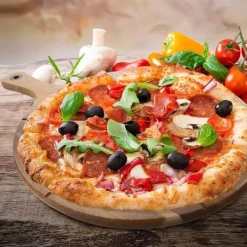Skærebrætter>Træpizzabræt 43,5x32 cm