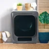 Tørretumbler 3-4 kg i rustfrit stål, 850 W med multifiltersystem, 6 programmer og overophedningsbeskyttelse (vægmontering) New