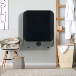 Tørretumbler i rustfrit stål 3-4,5 kg 830W med 5 programmer, multifilter, overophedningsbeskyttelse og vægmontering [Energiklasse C] Discount