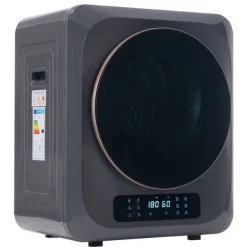 Tørretumbler, rustfrit stål, 2,5 kg (op til 4 kg), 850 W, 6 programmer, filter, overophedningsbeskyttelse, vægmonterbar Online