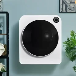 Tørretumblere>Tørretumbler, rustfrit stål, 3 kg, 830 W, 5 programmer, tredobbelt filter, overophedningsbeskyttelse, vægmonterbar, hvid