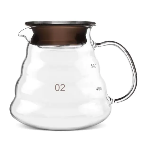 Kaffe- & Tekander>Tyk glaskedel - 500 ml varmebestandig til kaffe og te