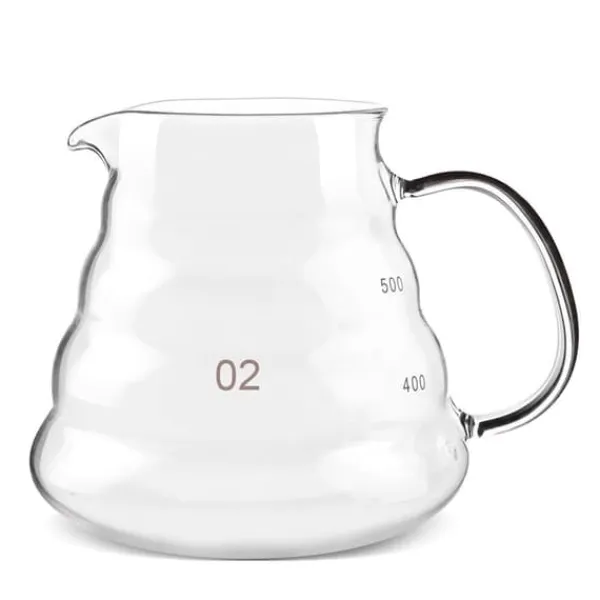 Kaffe- & Tekander>Tyk glaskedel - 500 ml varmebestandig til kaffe og te